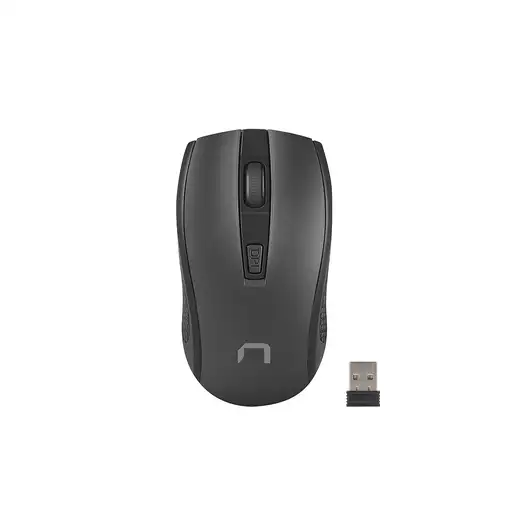 NATEC Jay 2 ratón Oficina Ambidextro RF inalámbrico Óptico 1600 DPI