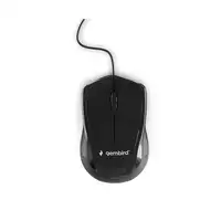 Gembird MUS-3B-02 ratón Oficina Ambidextro USB tipo A Óptico 1000 DPI