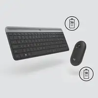 Logitech 920-009204 teclado Ratón incluido Universal RF inalámbrico QWERTY Interna