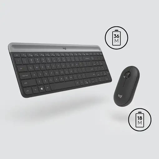 Logitech 920-009204 teclado Ratón incluido Universal RF inalámbrico QWERTY Interna