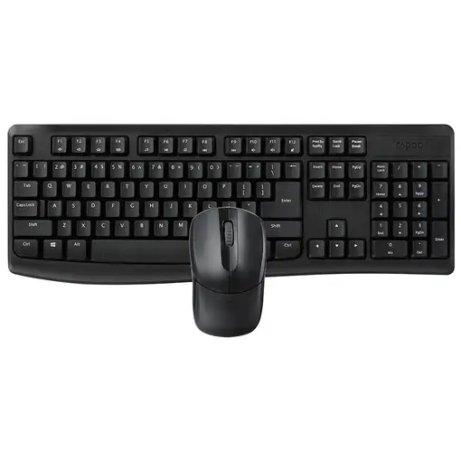 Rapoo X1800Pro teclado Ratón incluido Universal RF inalámbrico QWERTY Negro