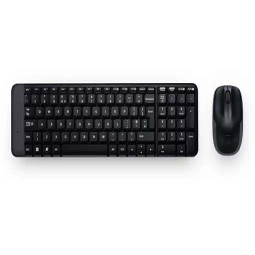 Logitech Wireless Combo MK220 teclado Ratón incluido Hogar USB Portugués Negro