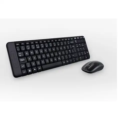 Logitech Wireless Combo MK220 teclado Ratón incluido Hogar USB Portugués Negro