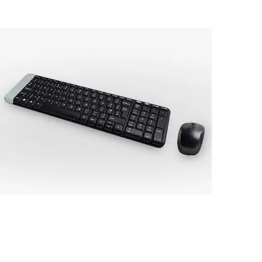 Logitech Wireless Combo MK220 teclado Ratón incluido Hogar USB Portugués Negro