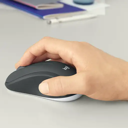 Logitech 920-008677 teclado Ratón incluido Universal USB QWERTZ Suizo Negro, Blanc