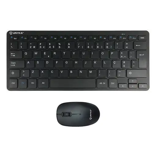 UNYKAch UK505448 teclado Ratón incluido Oficina RF inalámbrico QWERTY Portugués Ne