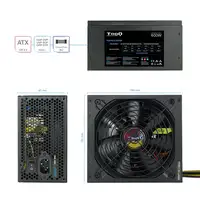 TooQ TQAPOLO-600SP unidad de fuente de alimentación 600 W 20+4 pin ATX ATX Negro