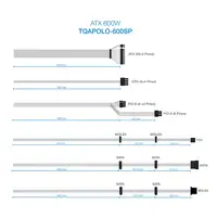 TooQ TQAPOLO-600SP unidad de fuente de alimentación 600 W 20+4 pin ATX ATX Negro
