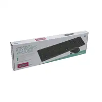 Omega OKM071BES teclado Ratón incluido Universal RF inalámbrico QWERTY Español Neg