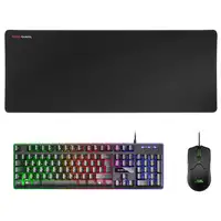 Mars Gaming MCPXBPT, Combo Teclado H-Mech FRGB, Ratón Ultraligero 10000DPI y Alfom