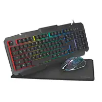 LogiLink ID0185 teclado Ratón incluido Juego USB QWERTY Inglés Negro