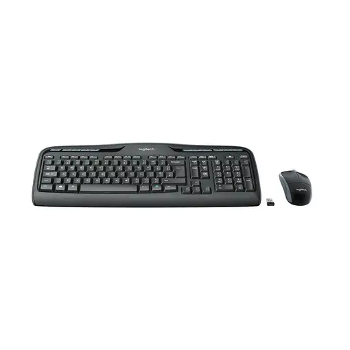 Logitech Wireless Combo MK330 teclado Ratón incluido Oficina USB QWERTZ Alemán Neg