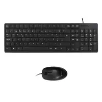 UNYKAch 50536 teclado Ratón incluido Oficina USB QWERTY Portugués Negro