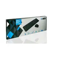 iBox OFFICE KIT II teclado Ratón incluido USB QWERTY Inglés Negro