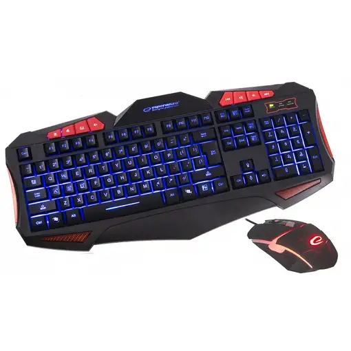 Esperanza EGK3000 teclado Ratón incluido Juego USB QWERTY Inglés del Reino Unido N