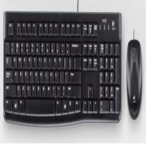 Logitech Desktop MK120 teclado Ratón incluido USB QWERTY Portugués Negro