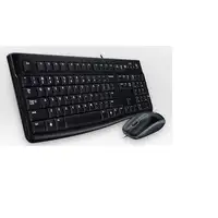 Logitech Desktop MK120 teclado Ratón incluido USB QWERTY Portugués Negro