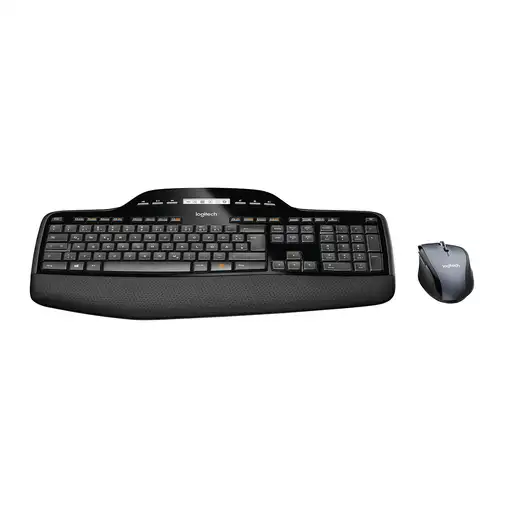 Logitech 920-002420 teclado Ratón incluido Hogar RF inalámbrico QWERTZ Alemán Negr