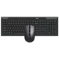 Rapoo 8210M teclado Ratón incluido Universal Bluetooth QWERTY Negro