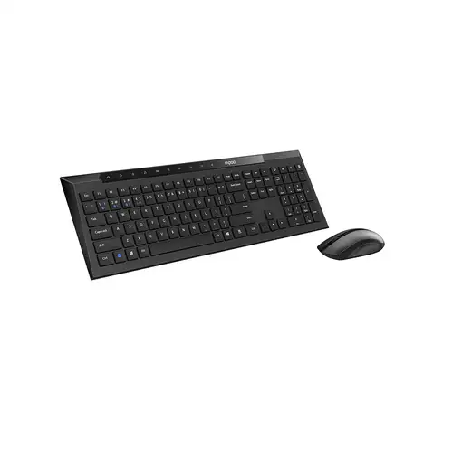 Rapoo 8210M teclado Ratón incluido Universal Bluetooth QWERTY Negro