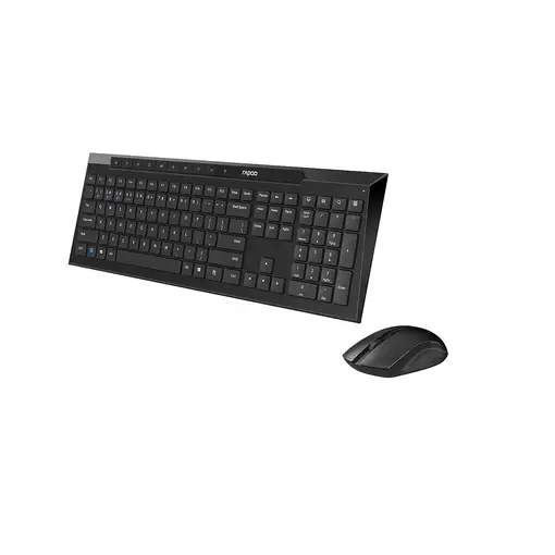 Rapoo 8210M teclado Ratón incluido Universal Bluetooth QWERTY Negro