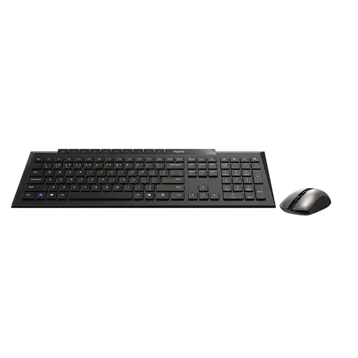 Rapoo 8210M teclado Ratón incluido Universal Bluetooth QWERTY Negro