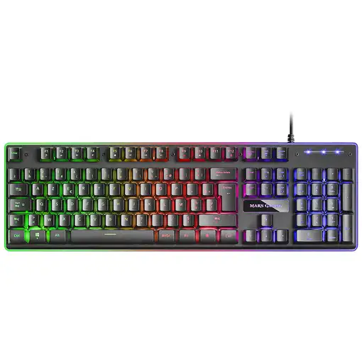 Mars Gaming MCPXBFR, Combo Teclado H-Mech FRGB, Ratón Ultraligero 10000DPI y Alfom