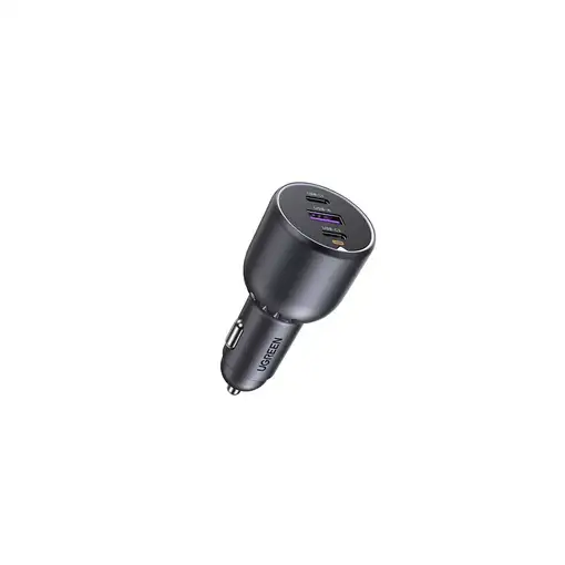 Ugreen 130W 3-Port Fast Car Char gray Auriculares, Ordenador portátil, Teléfono mó