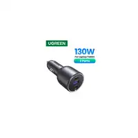 Ugreen 130W 3-Port Fast Car Char gray Auriculares, Ordenador portátil, Teléfono mó