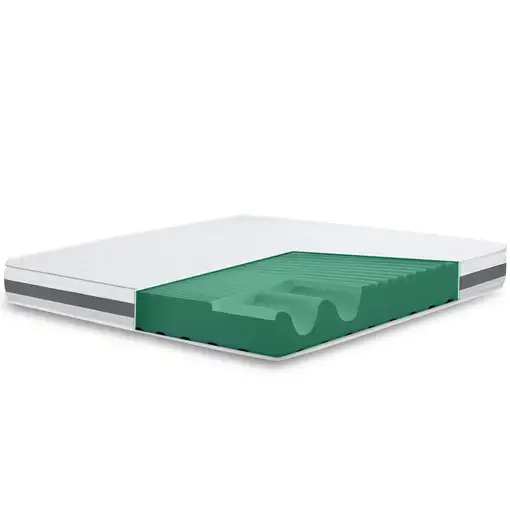 The White Stone Colchón Basic Individual 80x220 Memory|H16 cm|M. in Italy