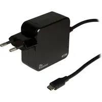 Inter-Tech PD-2045 Universal Negro Corriente alterna Interior