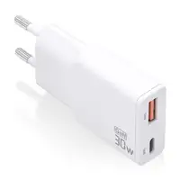 AISENS ASCH-30W2P046-W cargador de dispositivo móvil Cámara digital, MP3, MP4, Tel