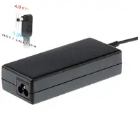 Akyga AK-ND-55 adaptador e inversor de corriente Interior 65 W Negro