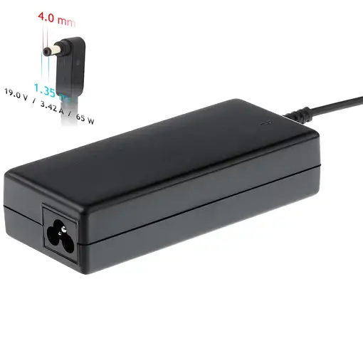 Akyga AK-ND-55 adaptador e inversor de corriente Interior 65 W Negro