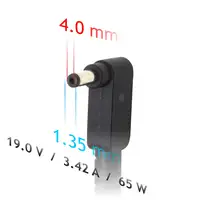 Akyga AK-ND-55 adaptador e inversor de corriente Interior 65 W Negro