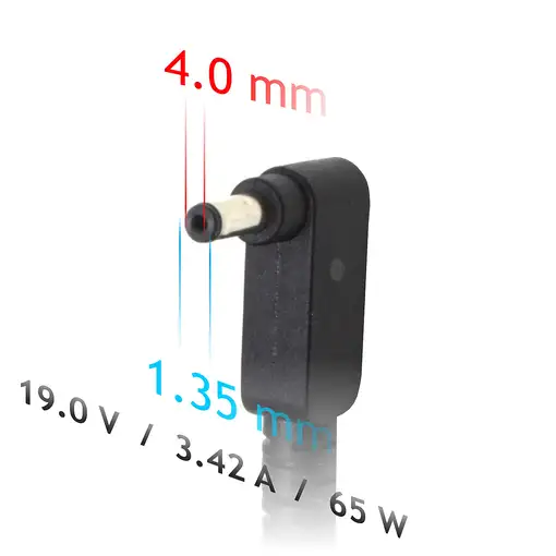 Akyga AK-ND-55 adaptador e inversor de corriente Interior 65 W Negro