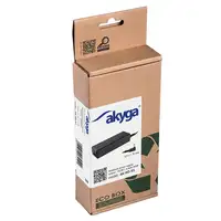 Akyga AK-ND-55 adaptador e inversor de corriente Interior 65 W Negro