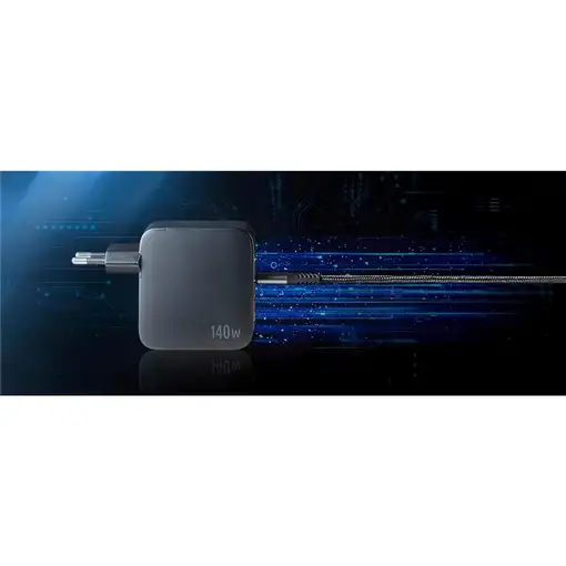Intenso 7814010 adaptador e inversor de corriente Interior 140 W Negro