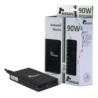 Inter-Tech Argus USN90-UCB adaptador e inversor de corriente Universal 90 W Negro