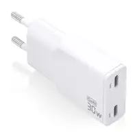 AISENS ASCH-30W2P048-W cargador de dispositivo móvil Cámara digital, MP3, MP4, Tel