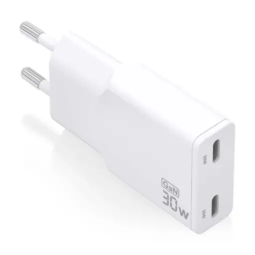 AISENS ASCH-30W2P048-W cargador de dispositivo móvil Cámara digital, MP3, MP4, Tel