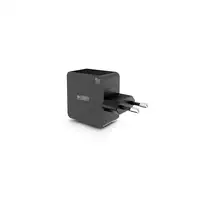 Urban Factory GPS65UF adaptador e inversor de corriente Interior 65 W Negro