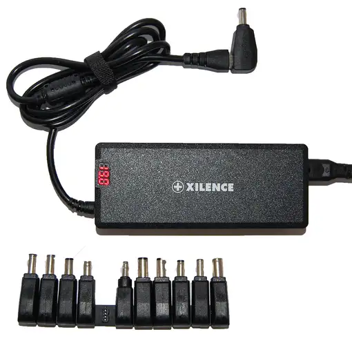 Xilence XM008 adaptador e inversor de corriente Interior 75 W Negro