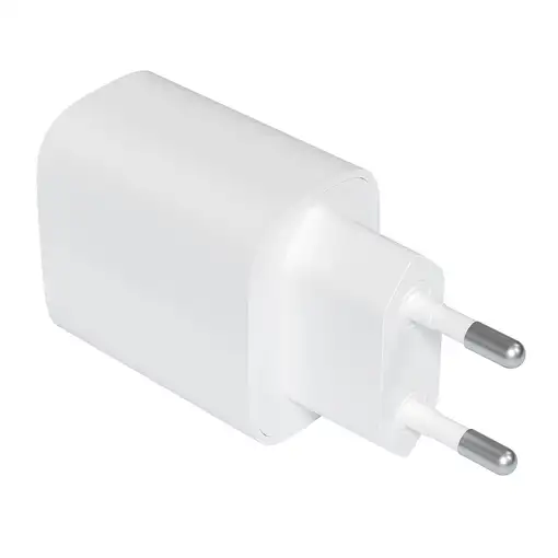 Leotec Cargador 20W 1xUSB-C PD + 1x USB-A Blanco