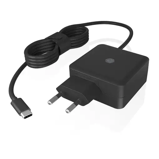 ICY BOX IB-PS111-PD Universal Negro Corriente alterna Interior