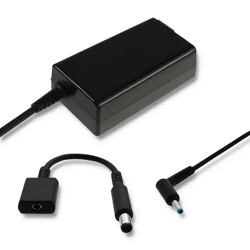 Qoltec 51728 adaptador e inversor de corriente Interior 65 W Negro