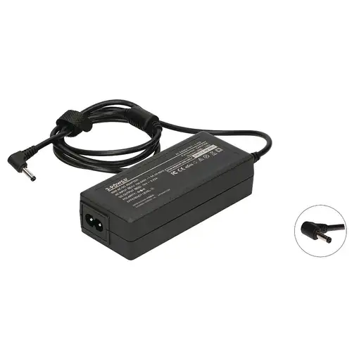 2-Power CAA0735A adaptador e inversor de corriente 65 W Negro