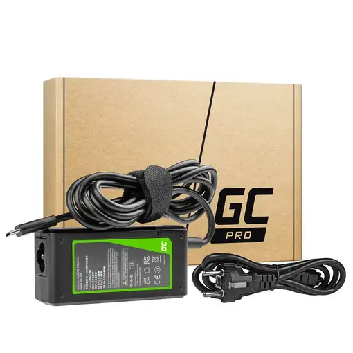 Green Cell AD133P adaptador e inversor de corriente Interior 45 W Negro