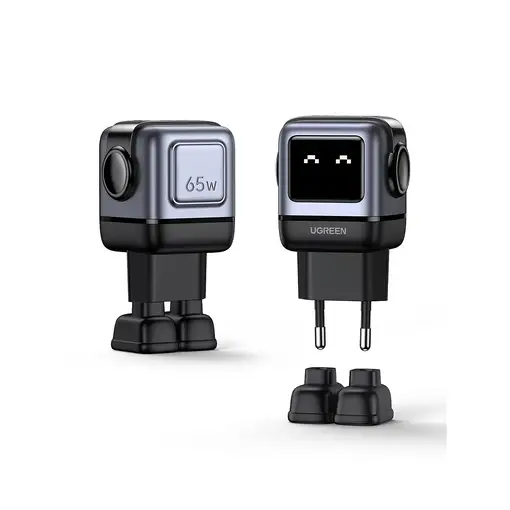 Ugreen Nexode RG 65W 3-Port GaN Ordenador portátil, Teléfono móvil, Portátil, Bate