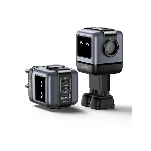 Ugreen Nexode RG 65W 3-Port GaN Ordenador portátil, Teléfono móvil, Portátil, Bate